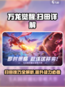 万龙觉醒扫田什么意思介绍