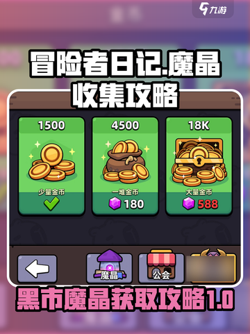 冒险者日记🔥黑市魔晶获取攻略💎截图1