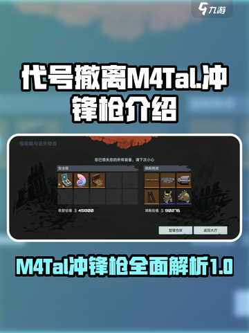 代号撤离M4Tal冲锋枪怎么样介绍截图1
