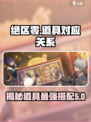 绝区零道具对应关系是什么介绍