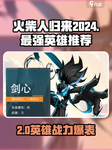 🔥《火柴人归来》2024最强英雄榜单💥截图1