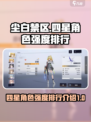 尘白禁区四星角色排行介绍