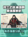 铃兰之剑迪塔利奥强度分析🔥游戏党必看！
