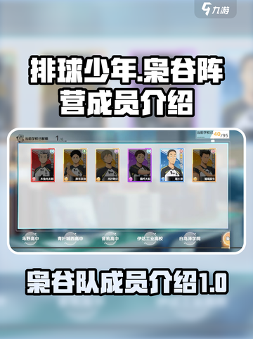 排球少年手游🔥枭谷阵营成员大揭秘！🚀截图1