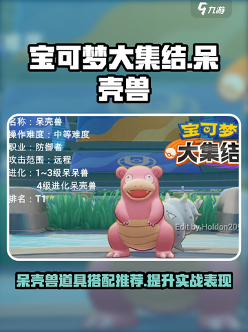 宝可梦大集结呆壳兽持有物搭配介绍截图1
