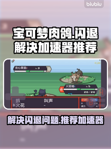 宝可梦肉鸽闪退💥用这个加速器立马解决！截图1