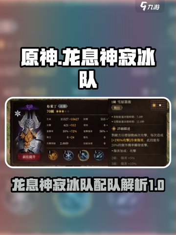 龙息神寂冰队怎么玩介绍截图1