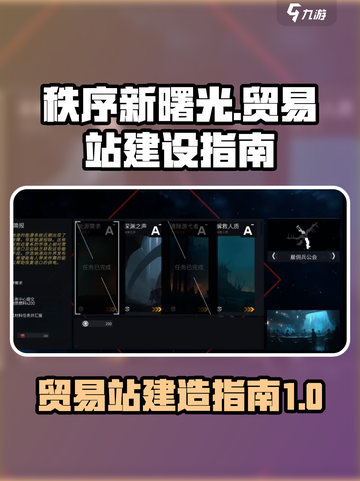 秩序新曙光贸易站怎么建造介绍截图1