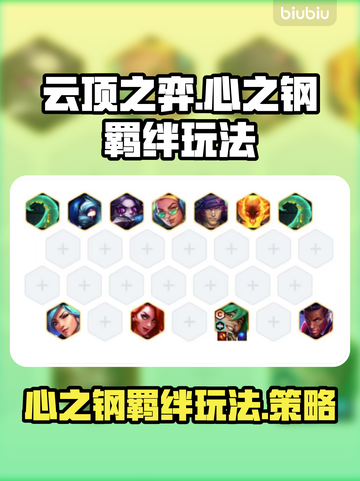 云顶之弈🔥心之钢玩法羁绊超强攻略来啦！截图1