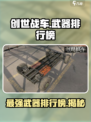 创世战车🔥最强武器排行榜！这些武器太厉害了💥