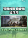 荒野起源稳定的锚点有什么用介绍