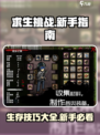 求生挑战🔥新手必看！生存游戏💎技巧全揭秘🎉