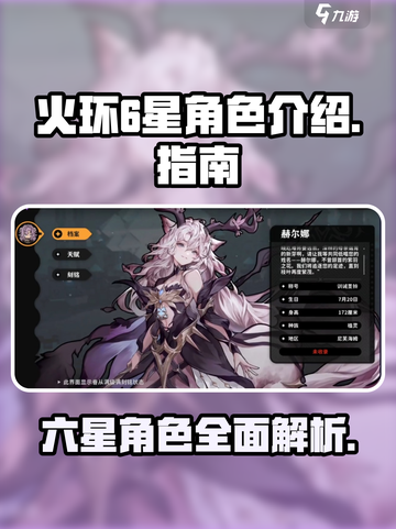 火环手游🔥六星角色大揭秘！游戏党必看✨截图1