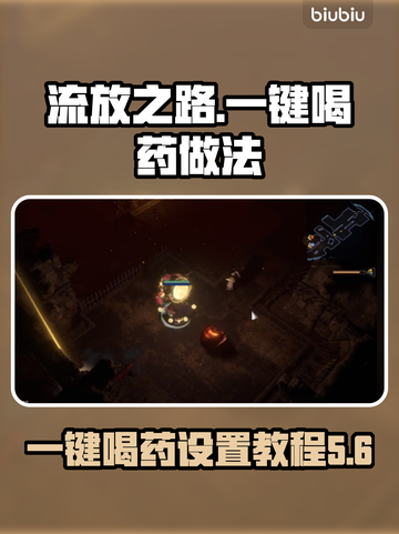 流放之路🔥一键喝药操作方法💎截图1