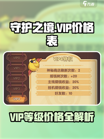 《守护之境VIP价格表曝光！🔥》🎮💸截图1