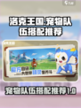 洛克王国手游宠物队伍搭配推荐介绍
