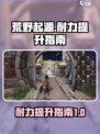 荒野起源耐力如何提升介绍