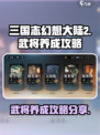 三国志幻想大陆2枭之歌养成攻略分享介绍