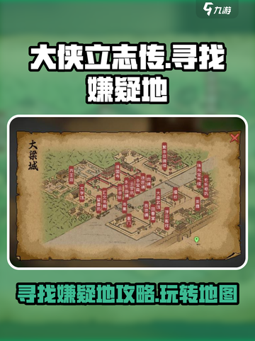大侠立志传🔥寻找嫌疑地攻略，玩转游戏必备！截图1