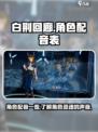 白荆回廊配音表一览介绍