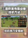 三国群英传国战版😎挂机方法大揭秘！💥