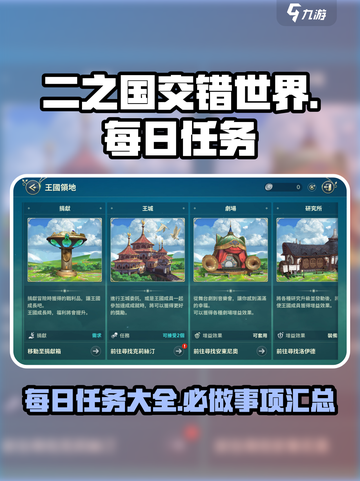 二之国交错世界每日必做任务一览介绍截图1
