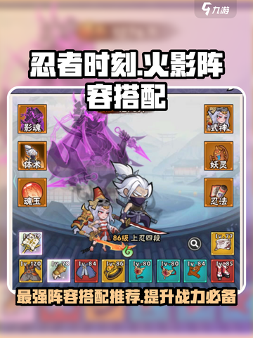 忍者时刻火影阵容推荐介绍截图1