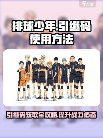 排球少年手游引继码怎么弄介绍截图1