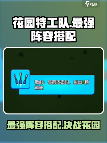 花园特工队最强🔥阵容搭配，轻松制胜的秘诀在这里！截图1