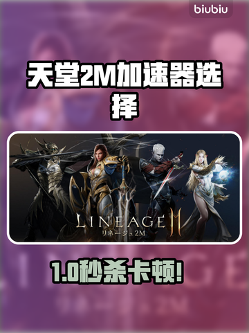 🎮天堂2M加速器怎么选？卡顿掉帧有救了！截图1