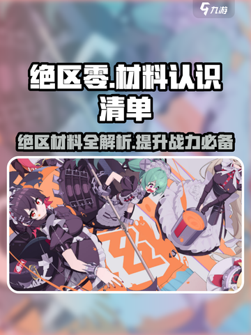 绝区零材料大起底💥，玩家必看🔥！截图1