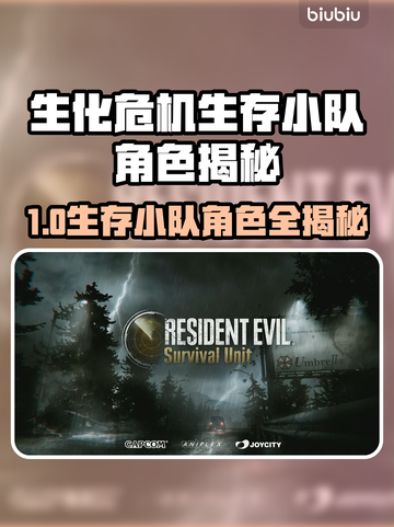 🔥生化危机生存小队首爆角色全公开💥🎮截图1