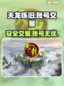 🔥天龙怀旧账号交易防坑指南！🔒