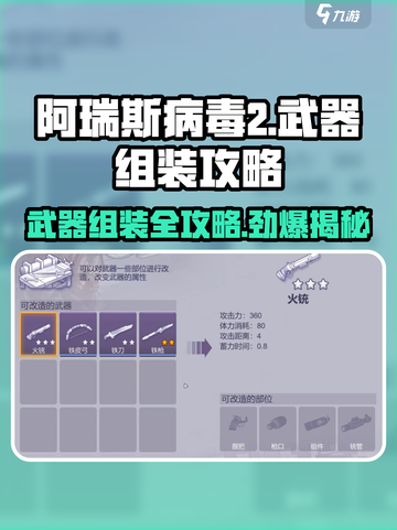 阿瑞斯病毒2武器组装🔥超强攻略来了！🎮截图1