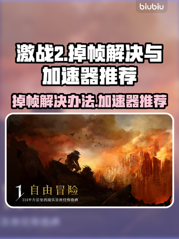 激战2掉帧？用这些加速器秒杀卡顿🔥🎮截图1