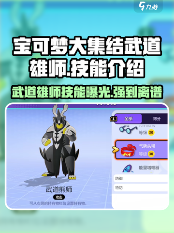 宝可梦大集结武道雄师技能介绍介绍截图1