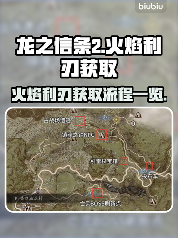 龙之信条2🔥火焰利刃获取全流程揭秘！截图1