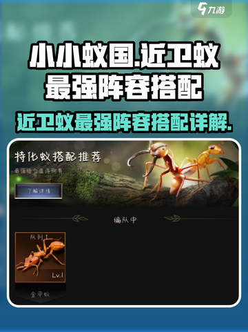 小小蚁国近卫蚁最强组合介绍截图1