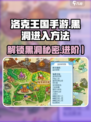 洛克王国手游💥黑洞开启秘籍，快速进入方法大公开！