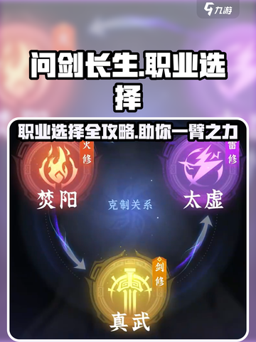 问剑长生🔥职业选择全攻略！新手必看✨截图1