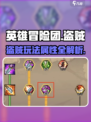 英雄冒险团盗贼怎么玩介绍