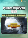 PUBGM账号交易🔥靠谱平台推荐🎉