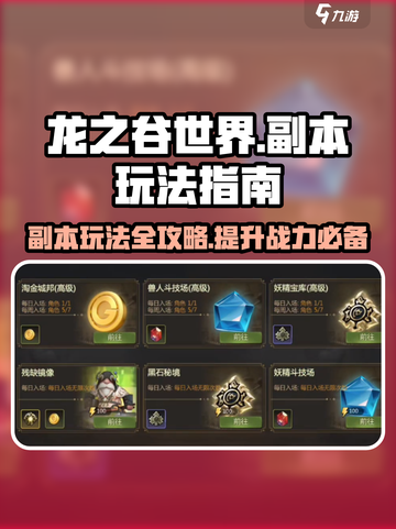 龙之谷世界副本怎么玩介绍截图1