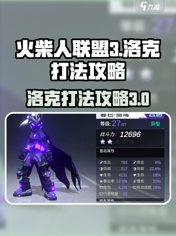 火柴人联盟3洛克怎么打介绍截图1