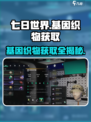 七日世界基因织物怎么获得介绍