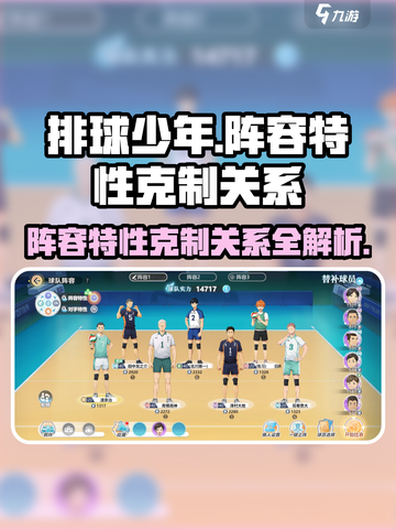 排球少年手游🔥阵容特性克制关系全揭秘！截图1