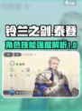 铃兰之剑泰登🔥技能强度解析，必看攻略！