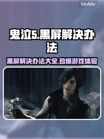 鬼泣5黑屏Bug解决方法🌟游戏流畅运行💡截图1