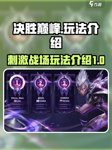决胜巅峰🔥超好玩！游戏玩法全揭秘🎮截图1