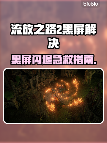 💥流放之路2黑屏闪退？速看解决办法！🎮截图1